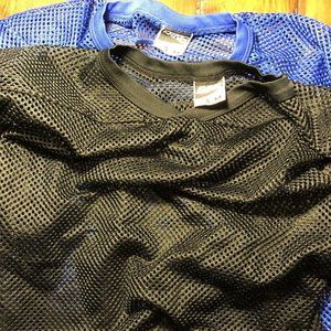 Bike Football Practice Jerseys Vintage Black Blue